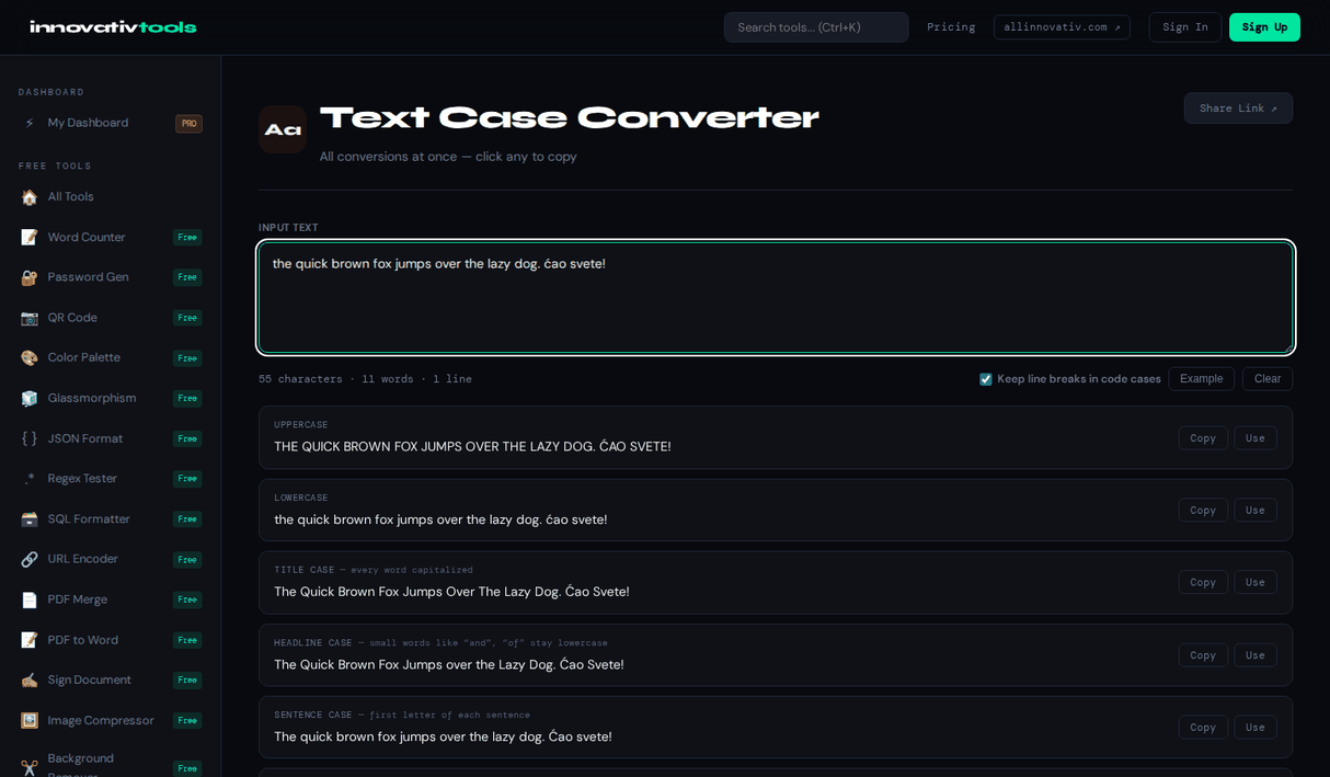 Text Case Converter
